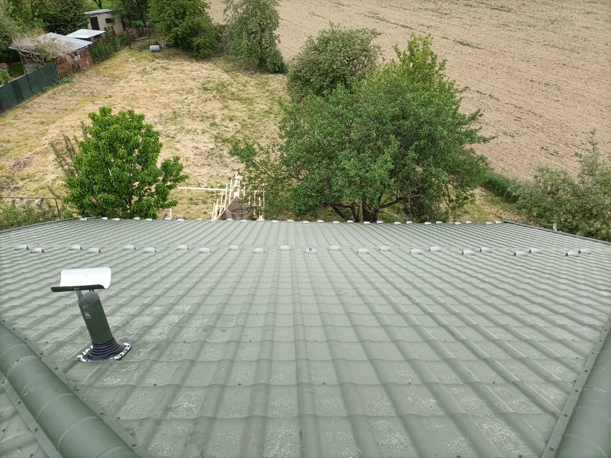 Strešná krytina na rodinnom dome v Čakľove